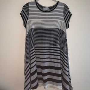 Striped t-shirt dress